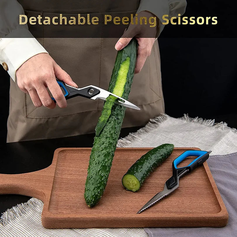 Heavy Duty Stainless Steel Kitchen Shears For Utility Use