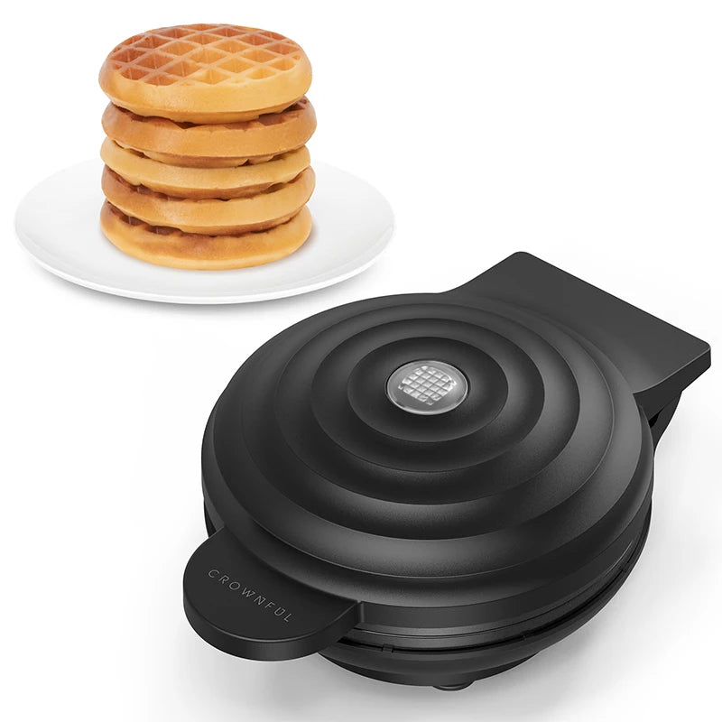 Crownful 350W Mini Waffle Maker And Sandwich Cake Maker
