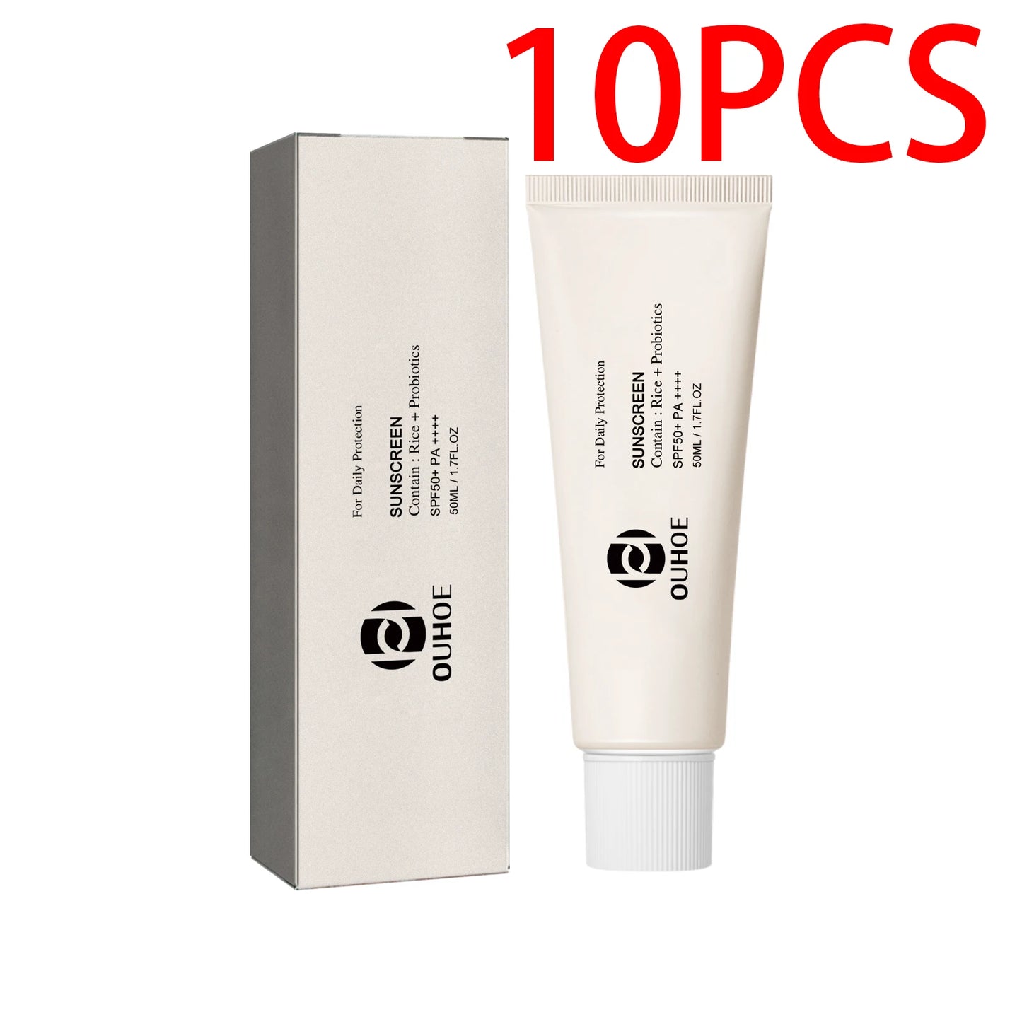 Ouhoe SPF 50 Face Sunscreen Probiotic Rice Brightening Cream