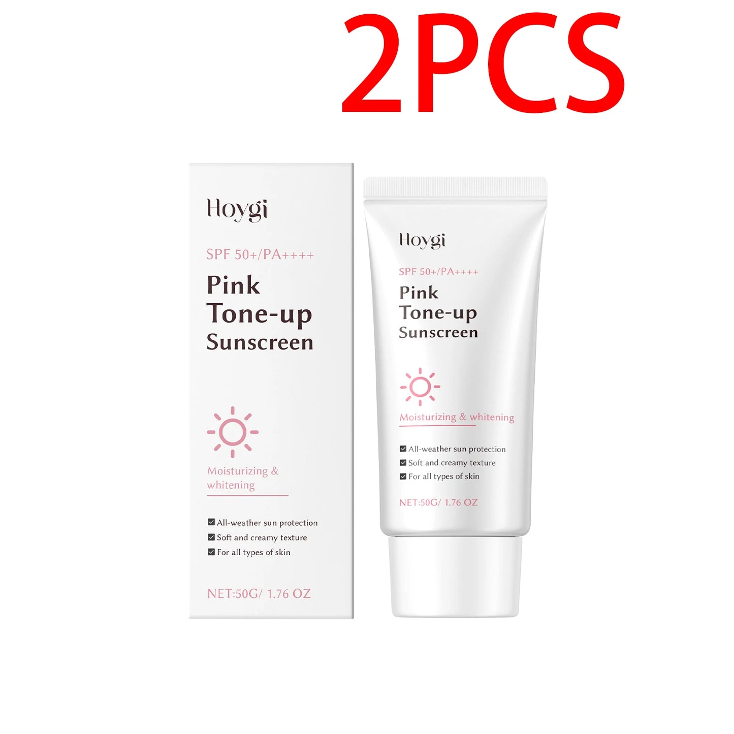 Hoygi SPF50 Sunscreen Facial Body Sun Cream Solar Blocker Moisturizing