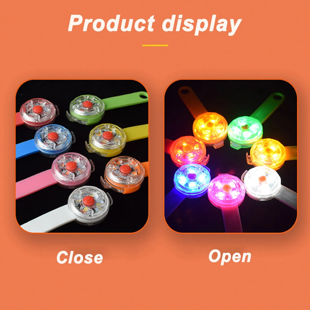 LED Pet Collar Pendant Night Light IPX7 Waterproof Harness