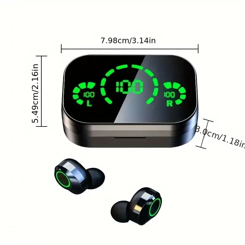 GREATWALL Wireless Earphones TWS Stereo Headsets With Microphone