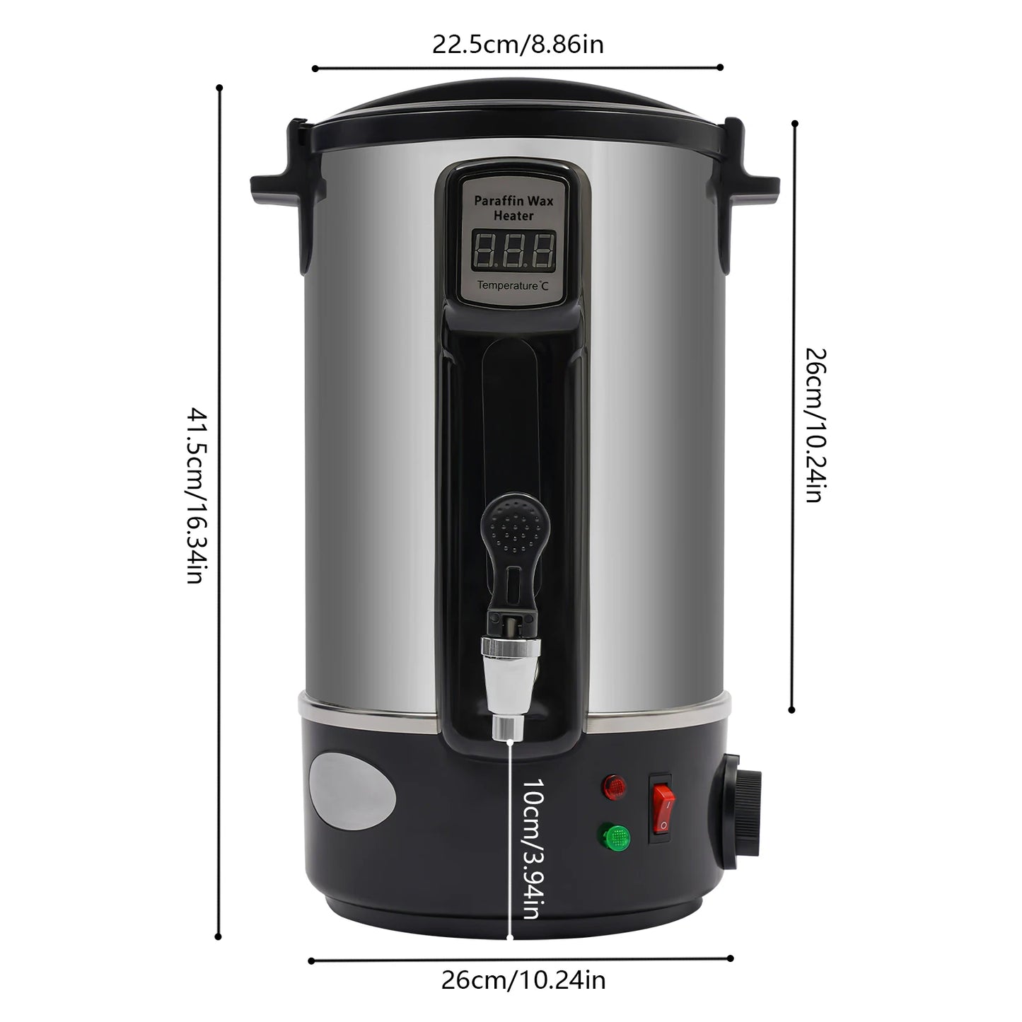 Large Wax Melter Kit For Candle Making 1100W Spout