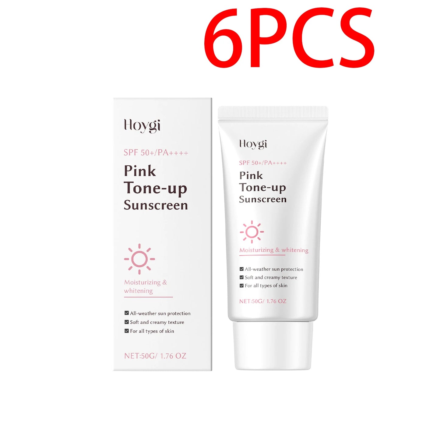 Hoygi SPF50 Sunscreen Facial Body Sun Cream Solar Blocker Moisturizing