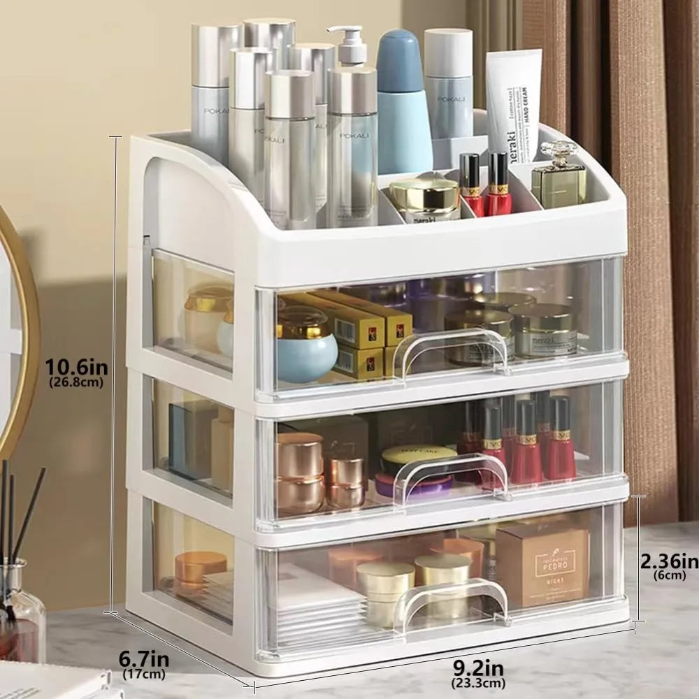 AEDG Multi Layer Desktop Storage Box Drawer Organizer For Cosmetics