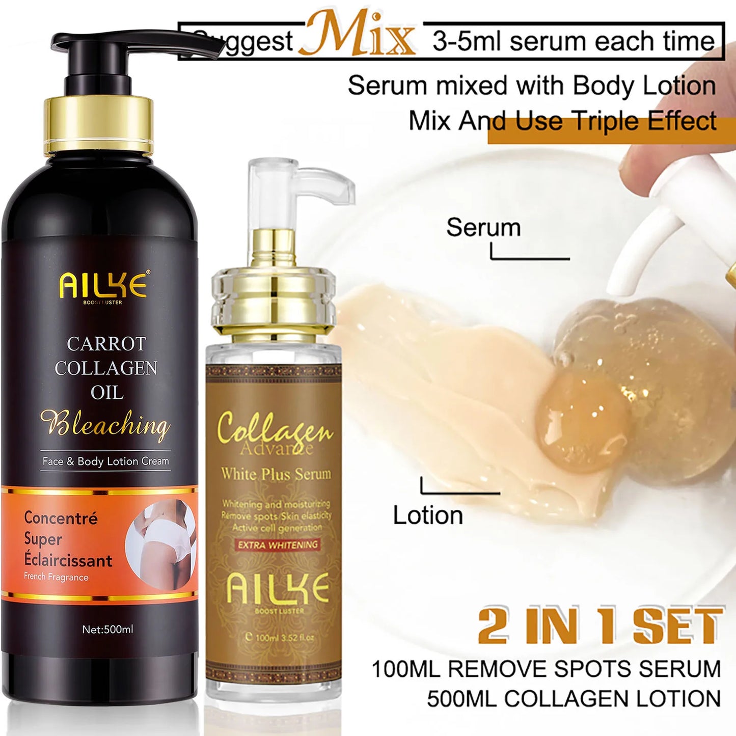 KYLIEFIT Collagen Whitening Essence For Face And Body Moisturizing
