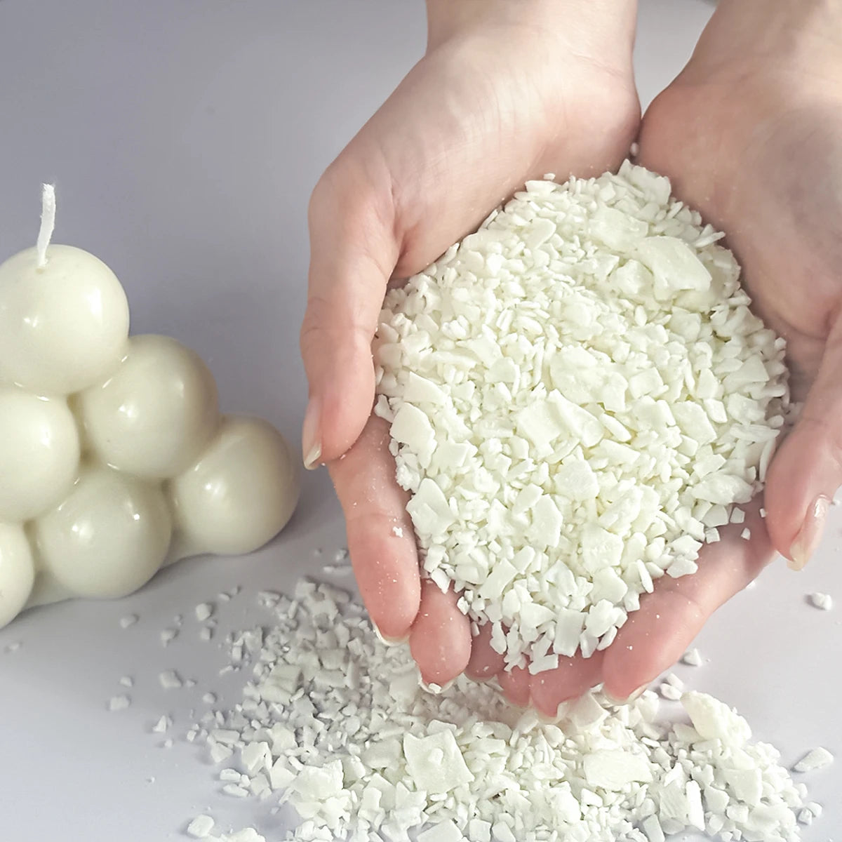 Pure Soy Wax For DIY Candles And Aromatherapy Crafts