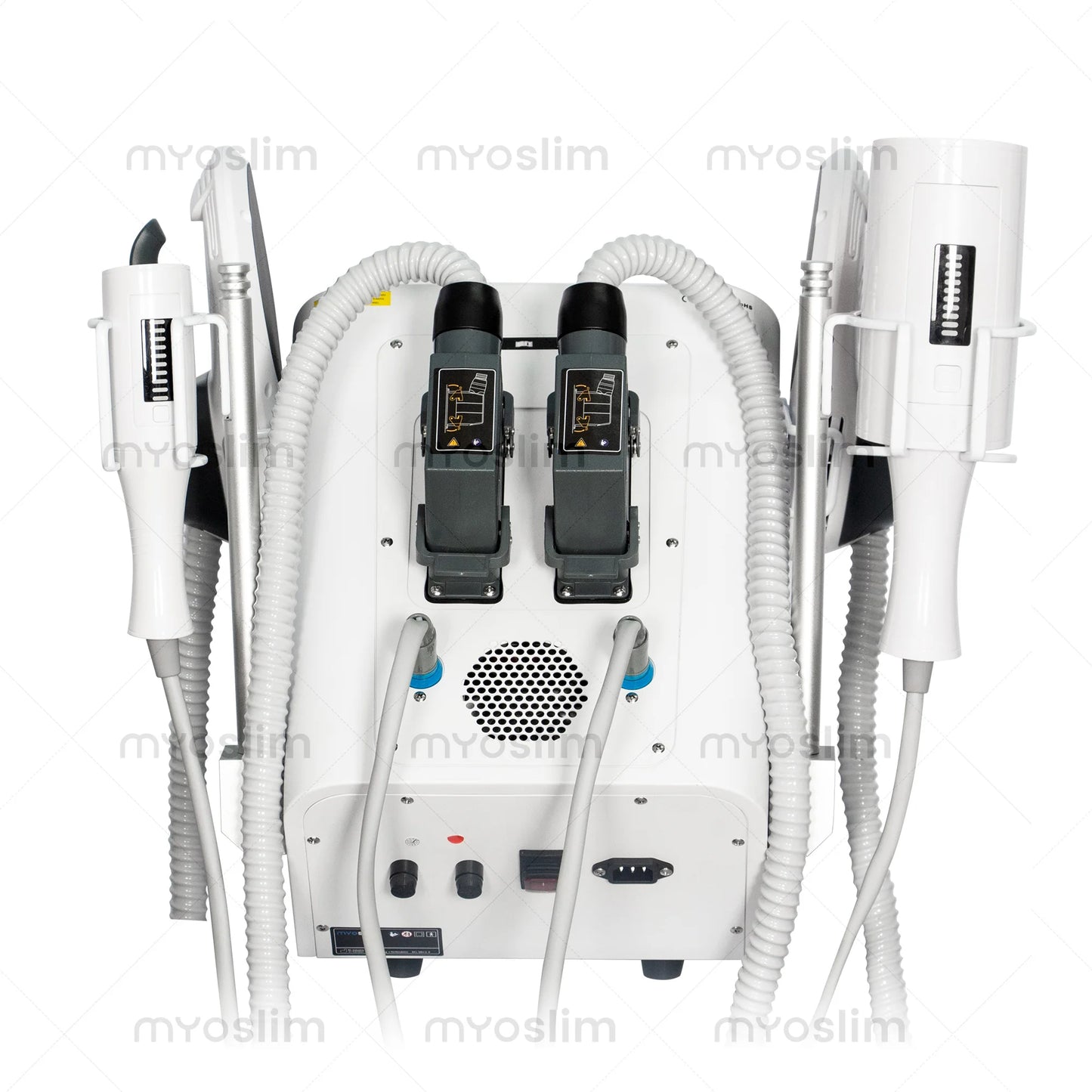 MYOSLIM Rotating Roller Massager With EMS Muscle Stimulation