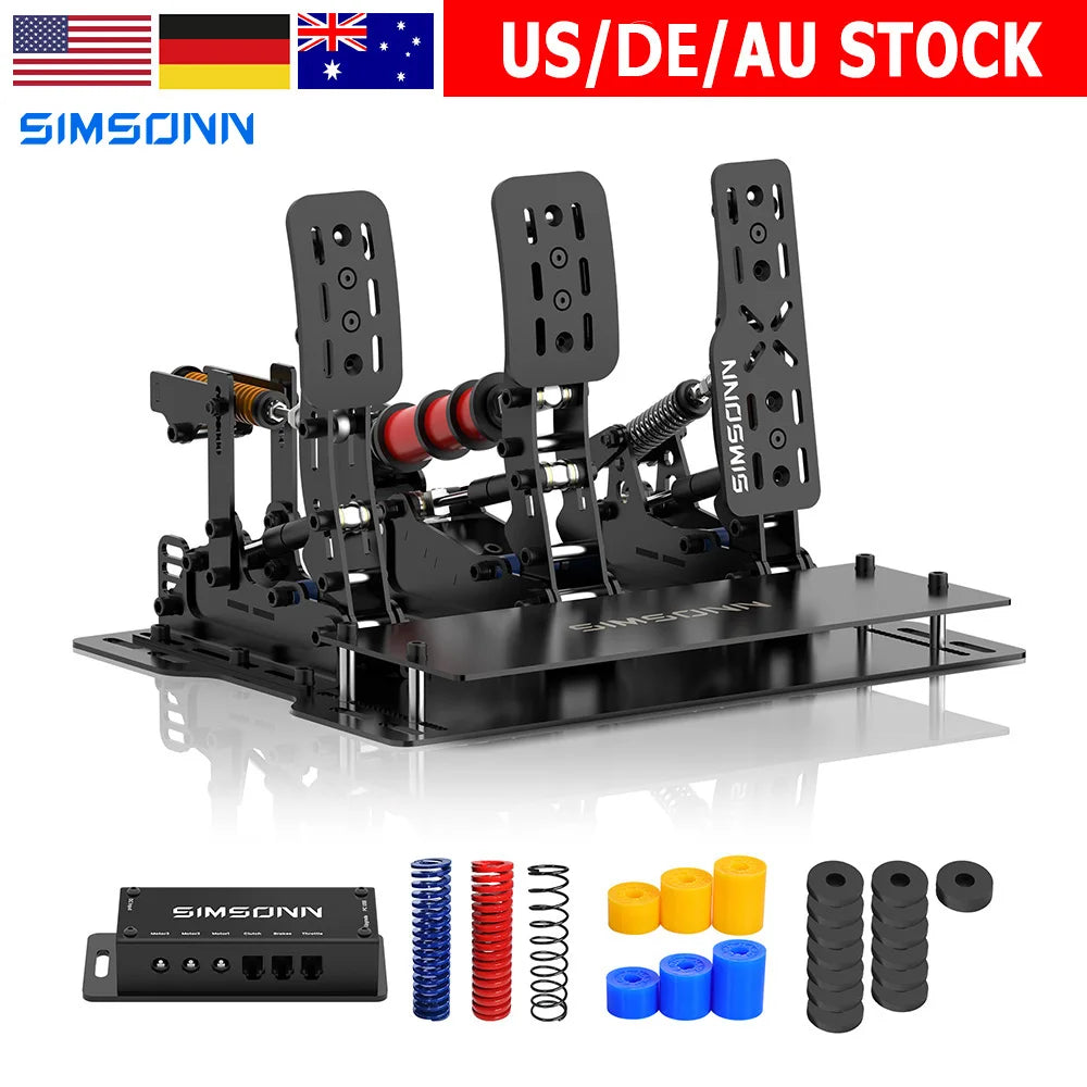 SIMSONN Plus X Sim Racing Pedals PC USB 3.0 Vibration
