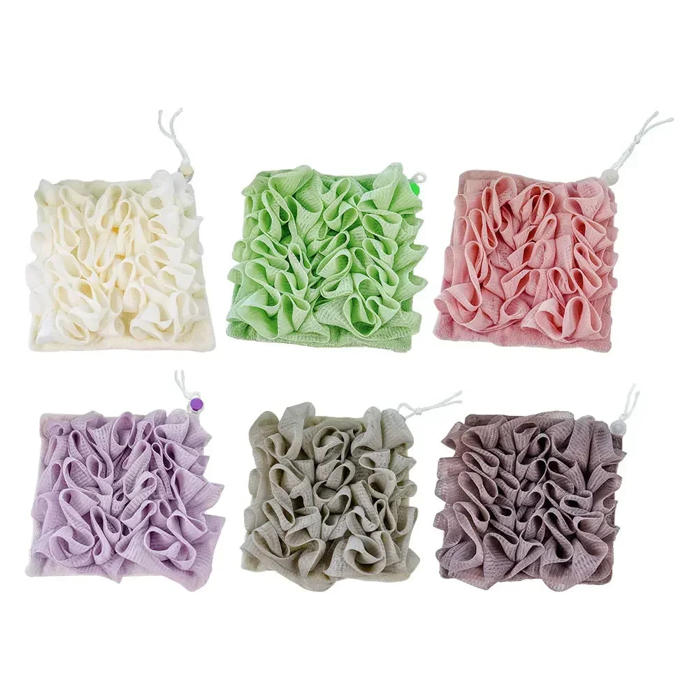 2-In-1 Bath Towel Sponge Double Sided Exfoliating Loofah