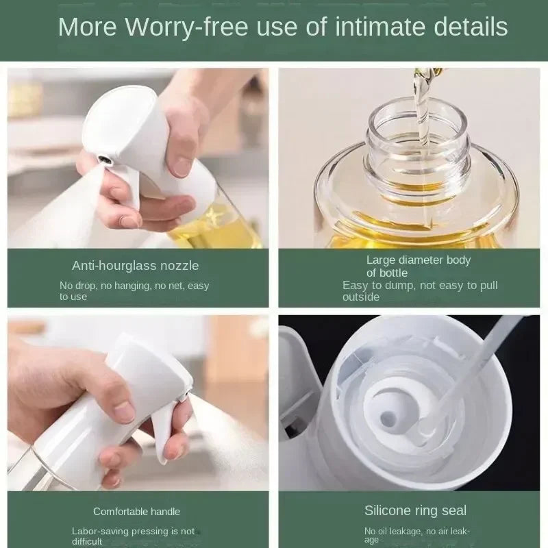 Oil Sprayer Mist For Cooking Olive Oil Dispenser Plastic Bottle