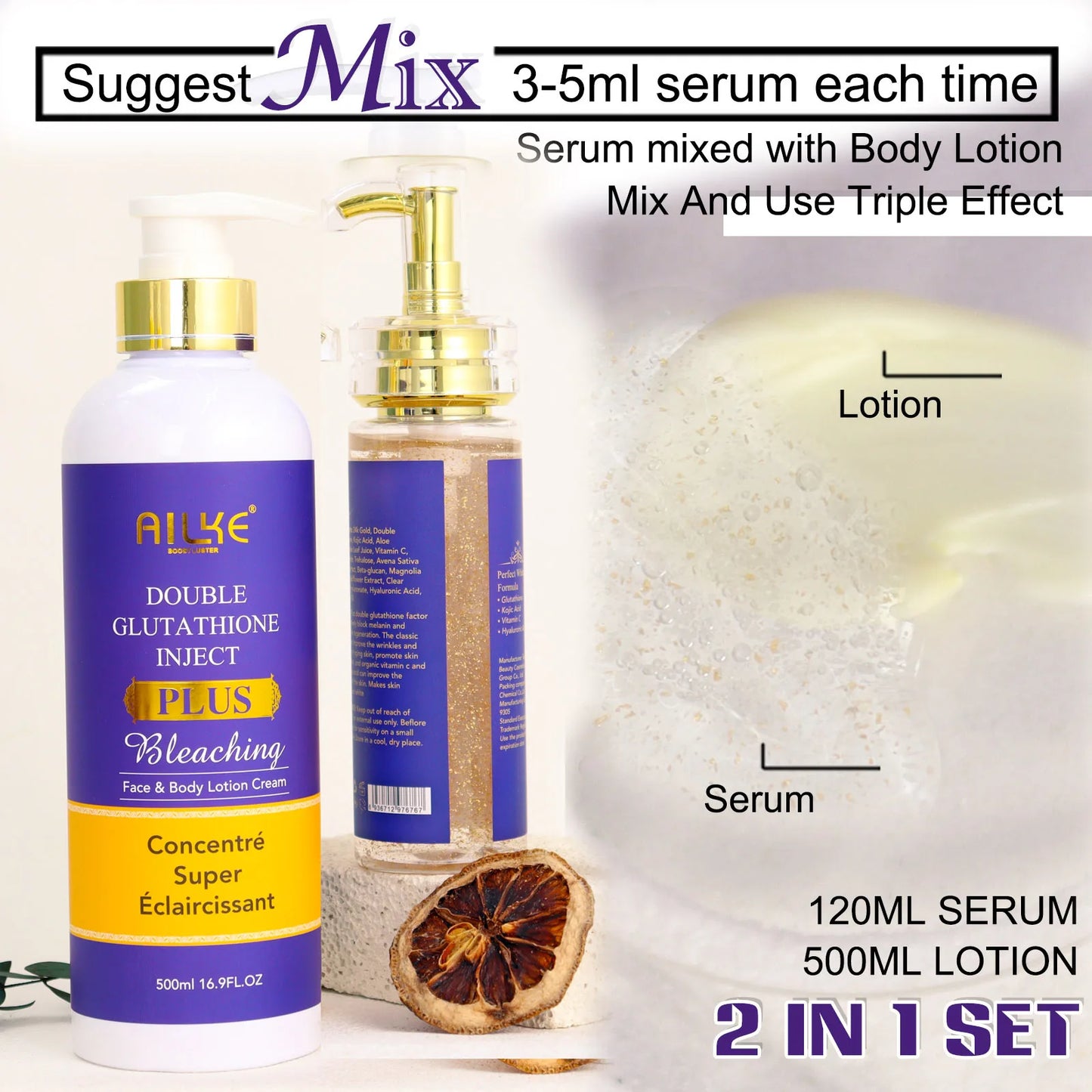 AILKE Brightening Anti Dark Spots Serum for Radiant Complexion