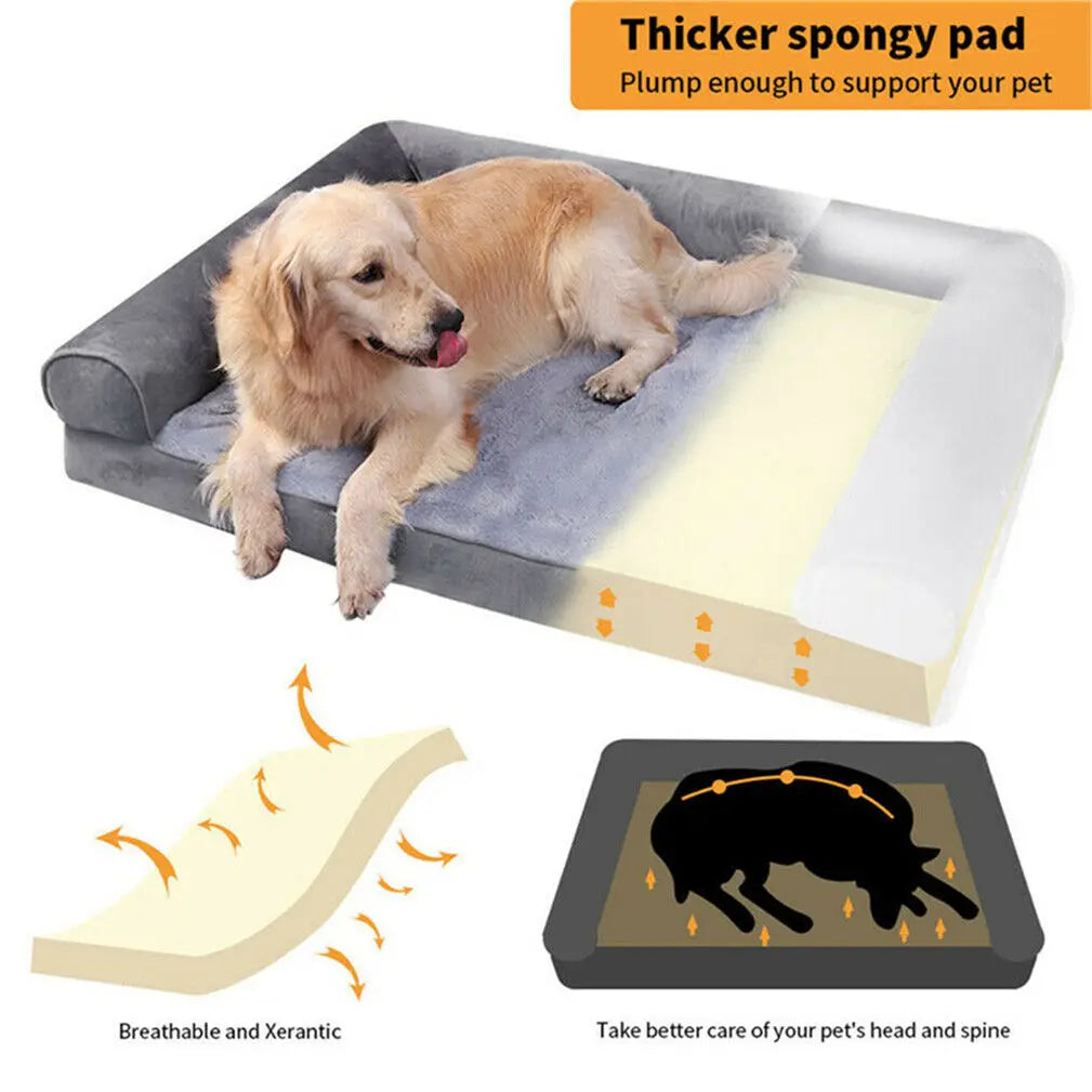 BINGOPAW Orthopedic Dog Bed with Removable Washable Cover