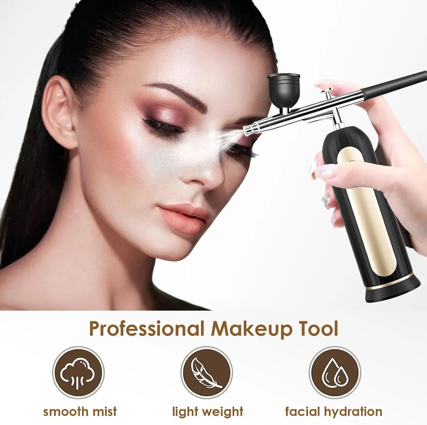 Cordless Airbrush Kit With Compressor For Nails And Makeup