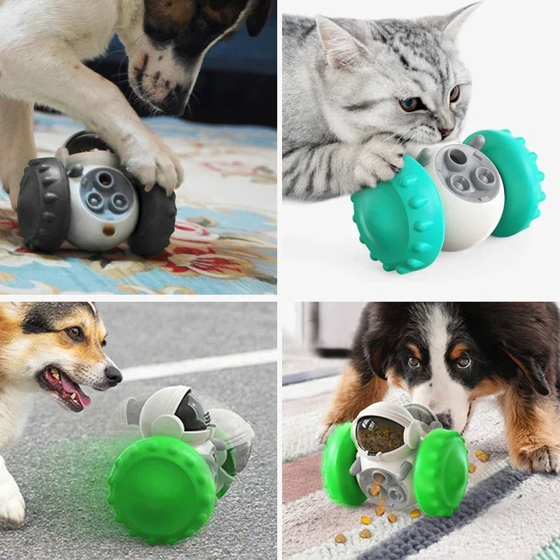 Dog Food Dispenser Puzzle Toy For Slow Feeding And Training
