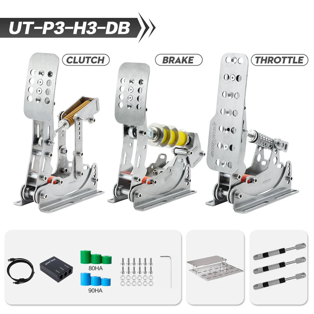 SimJack UT Pedals Sim Racing Load Cell Hydraulic Pedal