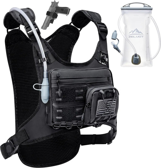 Hydration Running Vest Backpack For Marathon Runners Lightweight Chest Pack