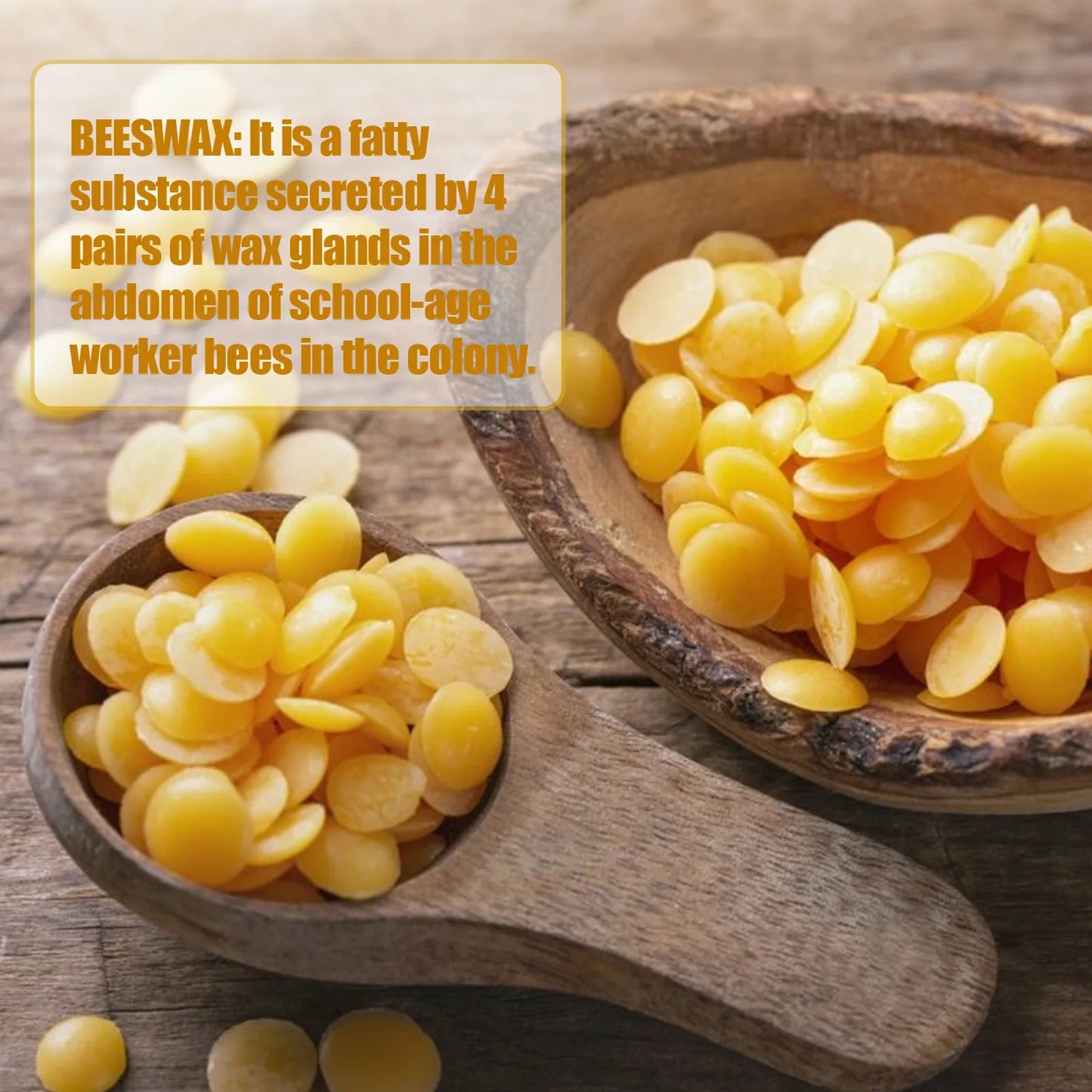 Pure Organic Beeswax For Lip Balm And Aromatherapy Candles