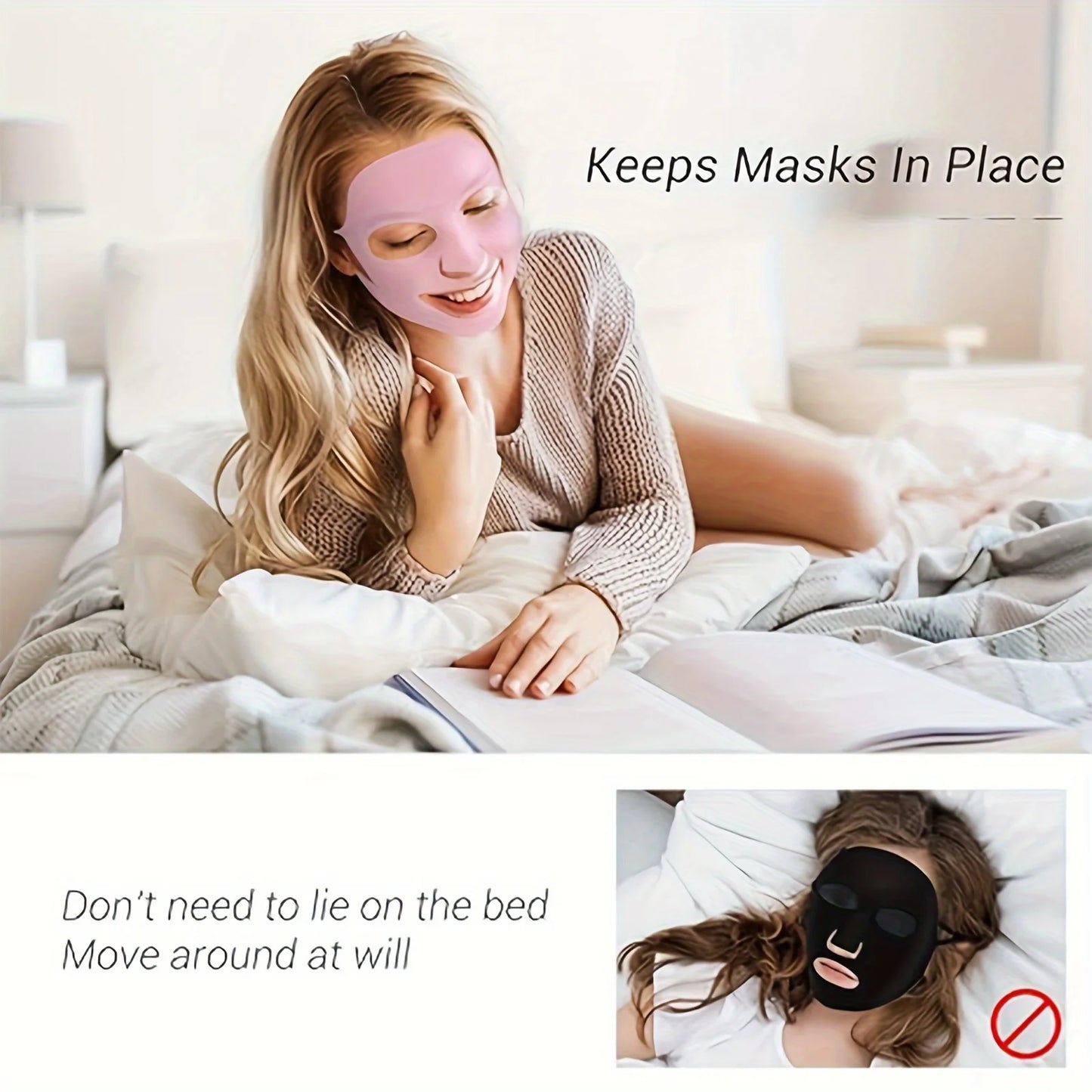 WRDEW 3D Silicone Facial Mask For Moisturizing And Reuse